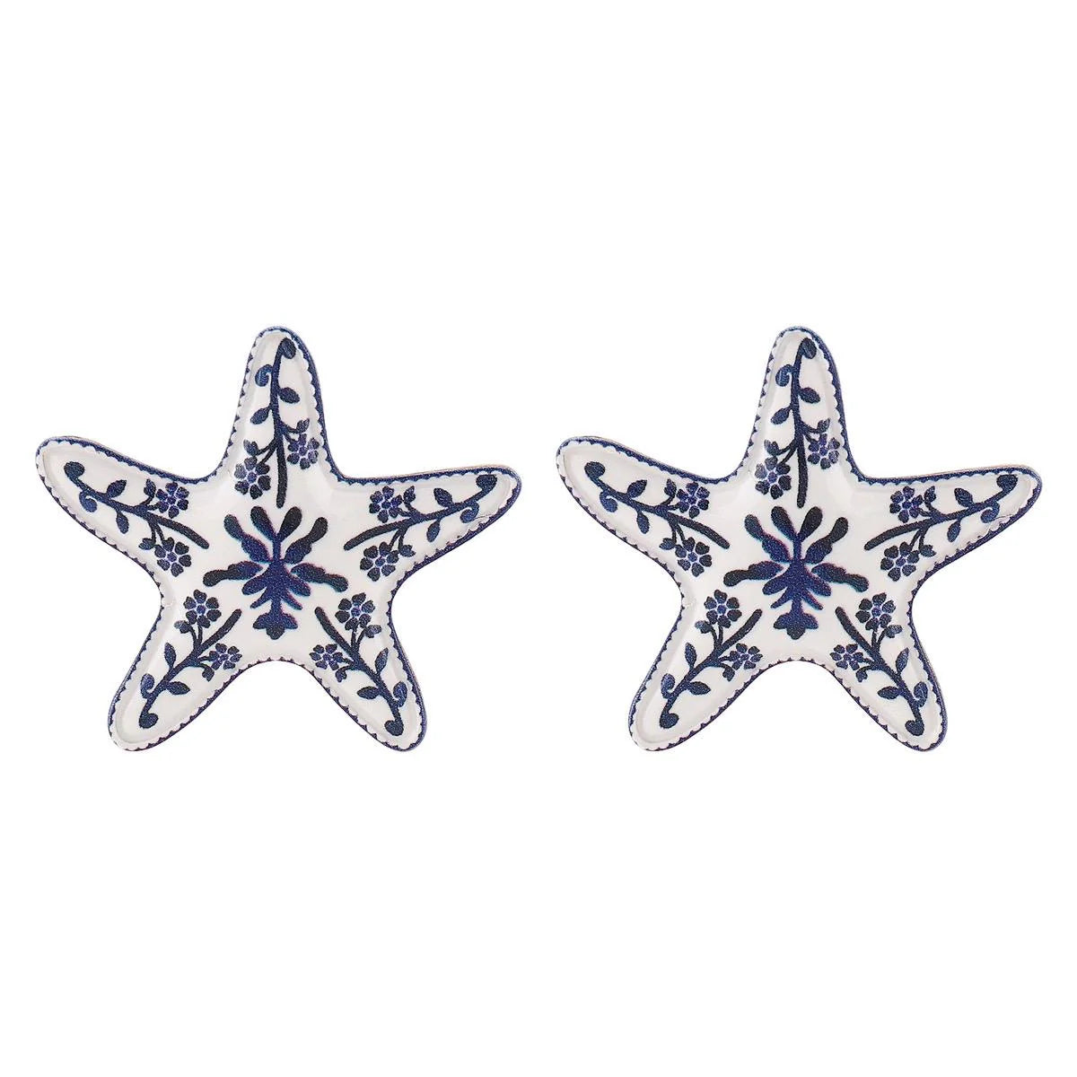 Starfish Pop Enamel Earrings