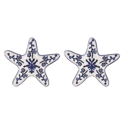 Starfish Pop Enamel Earrings