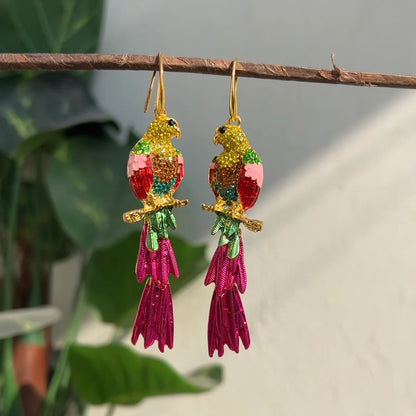 Mitthu Parrot Beach Danglers