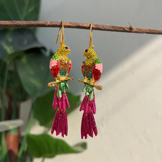 Mitthu Parrot Beach Danglers