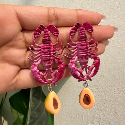 Lobster & Papaya Party Drops