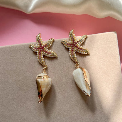 Mermaid Shell Studs