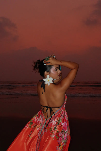Ivory Bloom Beach Earrings
