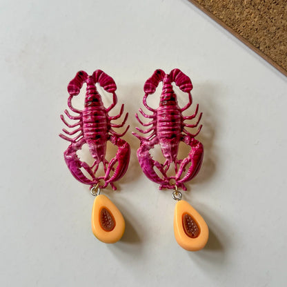 Lobster & Papaya Party Drops