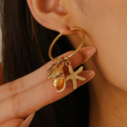 Golden Beach Girl Hoops
