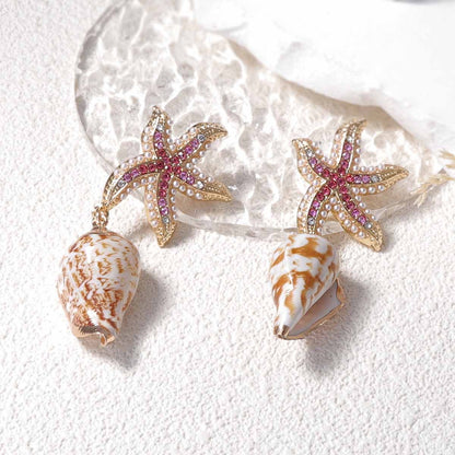Mermaid Shell Studs